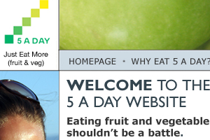 NHS 5 A Day Website Prototype